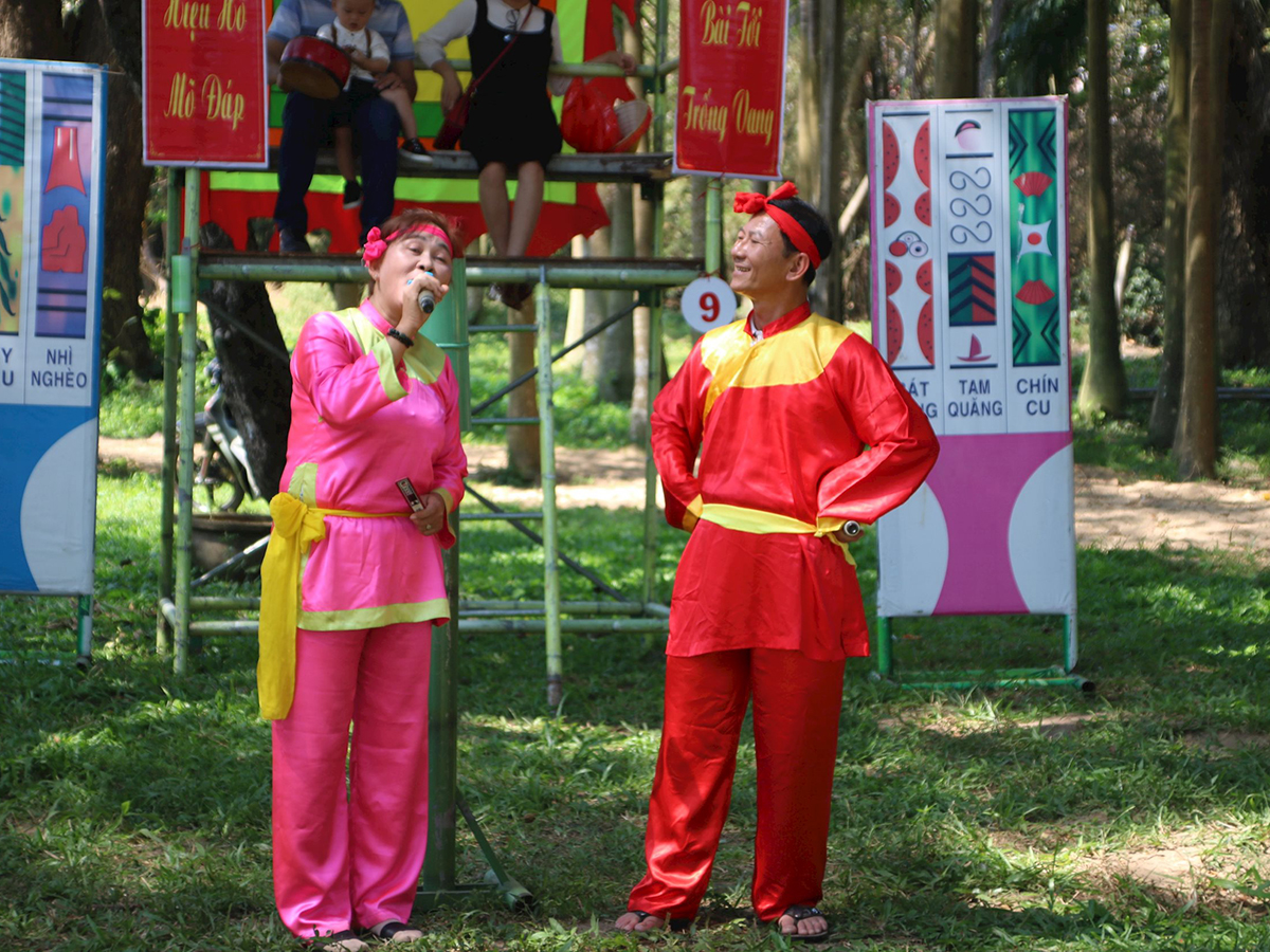 ‘Gia đình bài chòi’ ở xã đảo Cù lao Xanh Bình Định