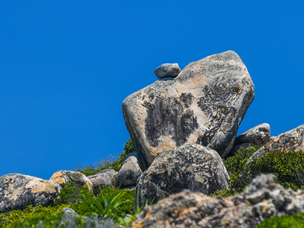 Những tảng đá thách thức trọng lực trên đảo ở Quy Nhơn Bình Định